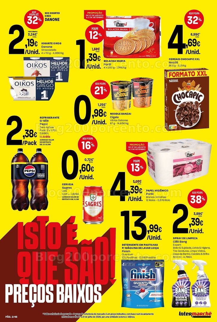 Antevisão Folheto INTERMARCHÉ Super Promoções de 27 agosto a 2 setembro