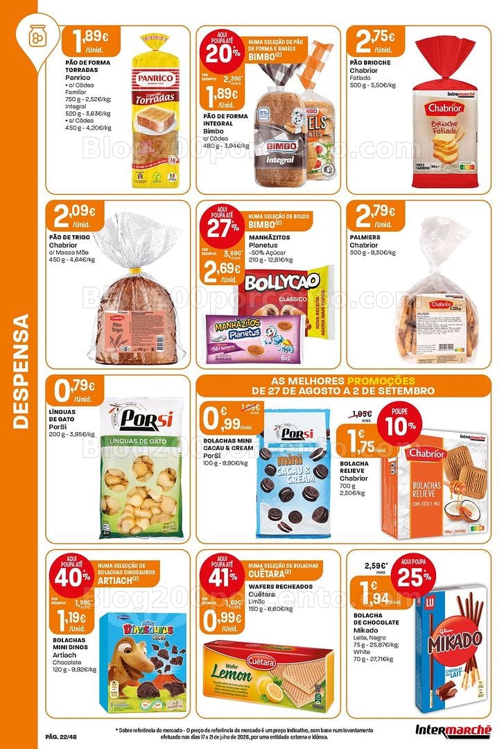 Antevisão Folheto INTERMARCHÉ Super Promoções de 27 agosto a 2 setembro