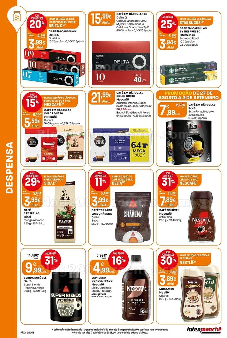 Antevisão Folheto INTERMARCHÉ Super Promoções de 27 agosto a 2 setembro