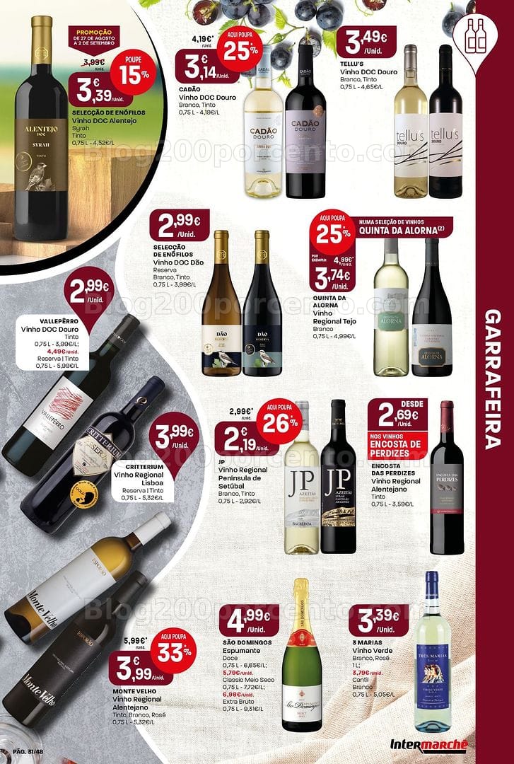 Antevisão Folheto INTERMARCHÉ Super Promoções de 27 agosto a 2 setembro