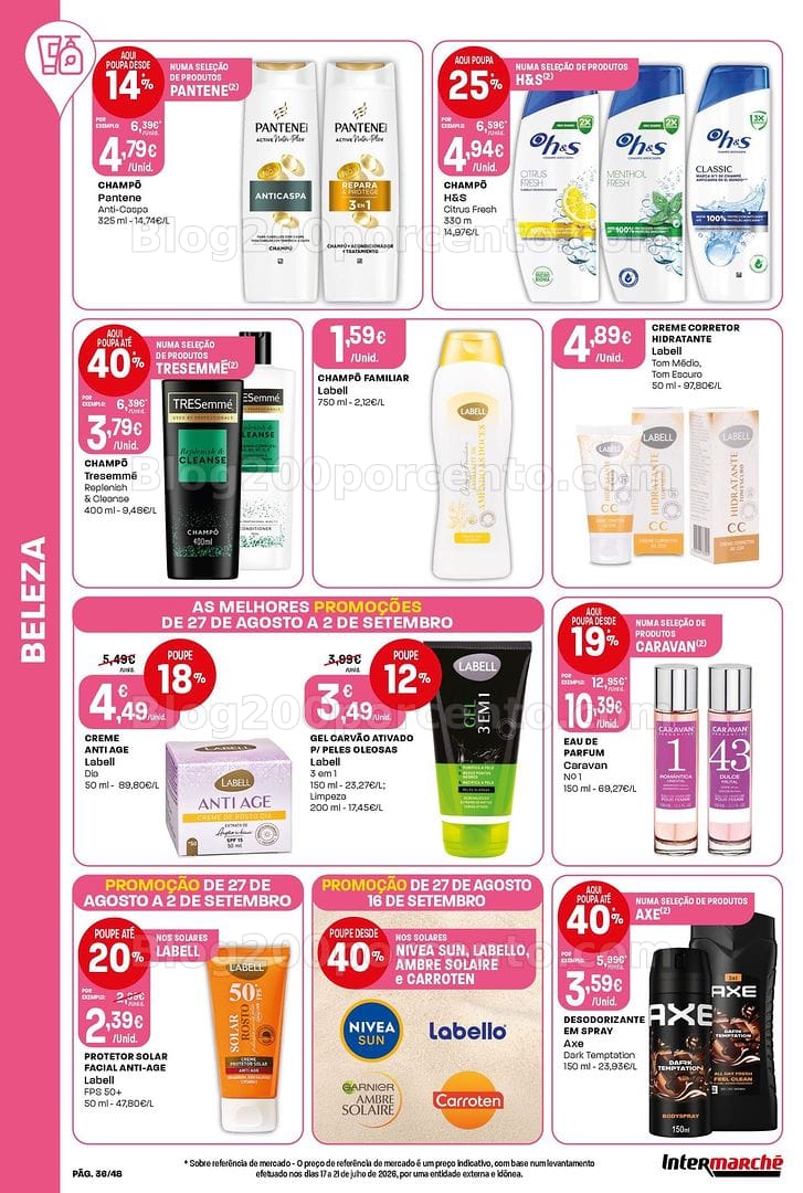 Antevisão Folheto INTERMARCHÉ Super Promoções de 27 agosto a 2 setembro