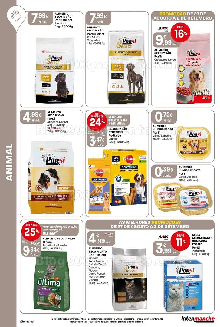 Antevisão Folheto INTERMARCHÉ Super Promoções de 27 agosto a 2 setembro