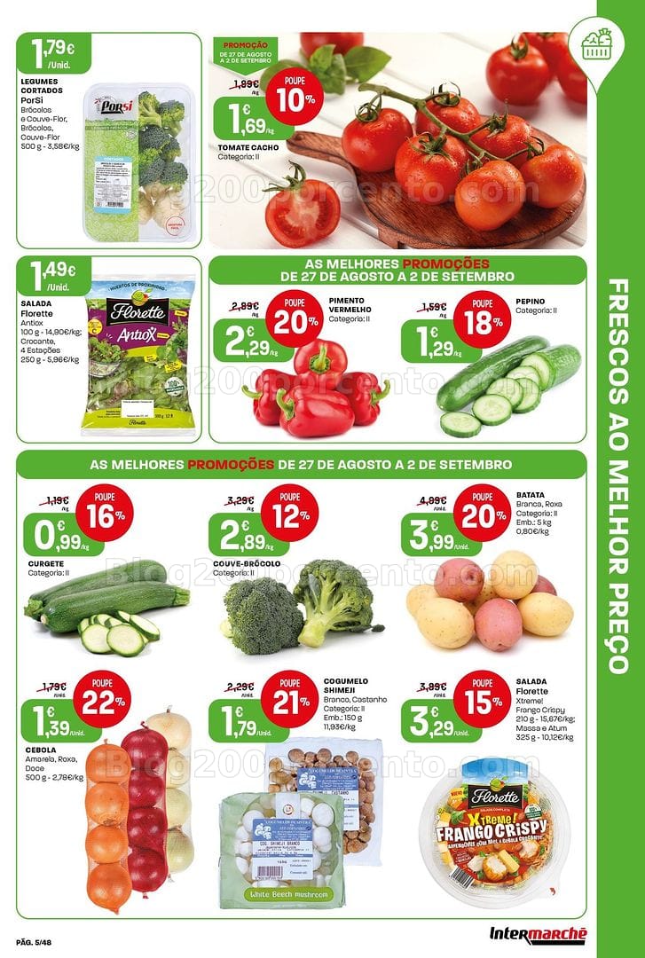 Antevisão Folheto INTERMARCHÉ Super Promoções de 27 agosto a 2 setembro