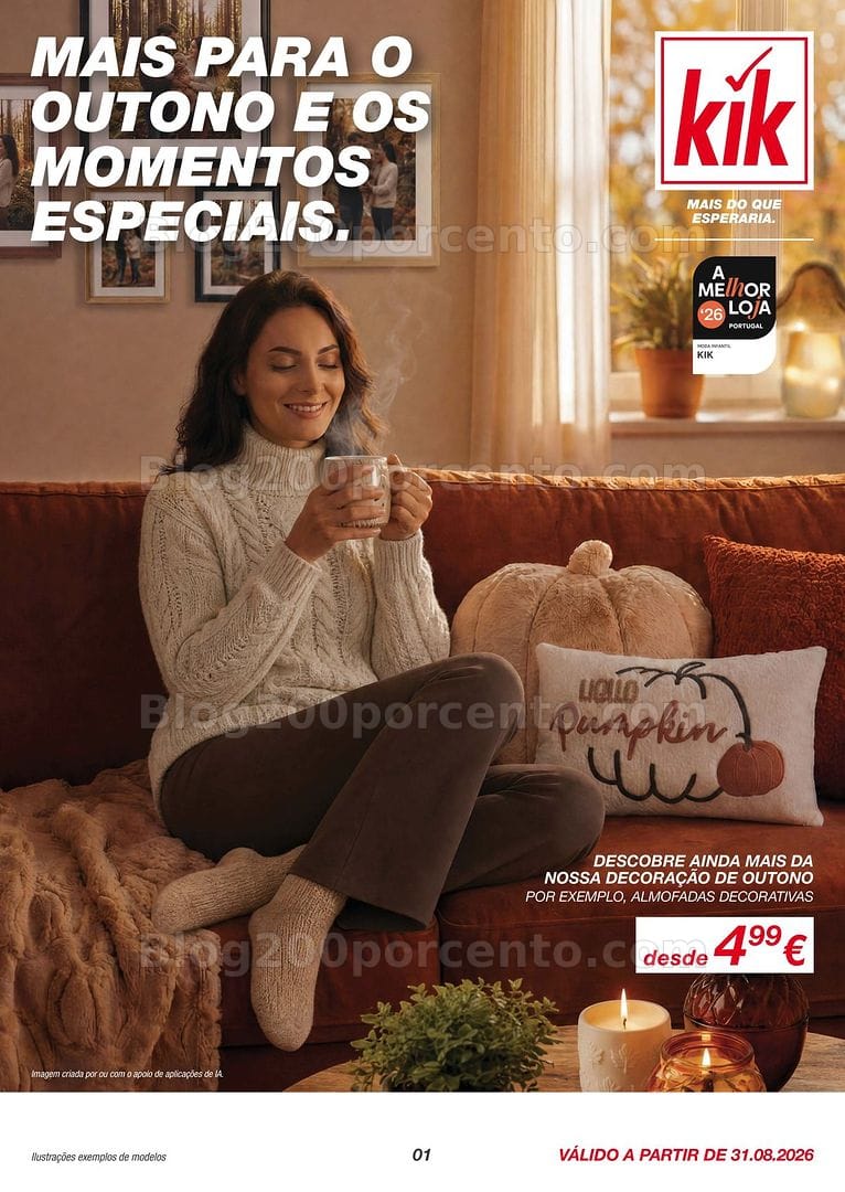 Antevisão Folheto KIK Promoções a partir de 31 agosto