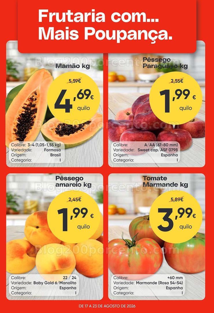 Antevisão Folheto FROIZ Promoções de 17 a 23 agosto