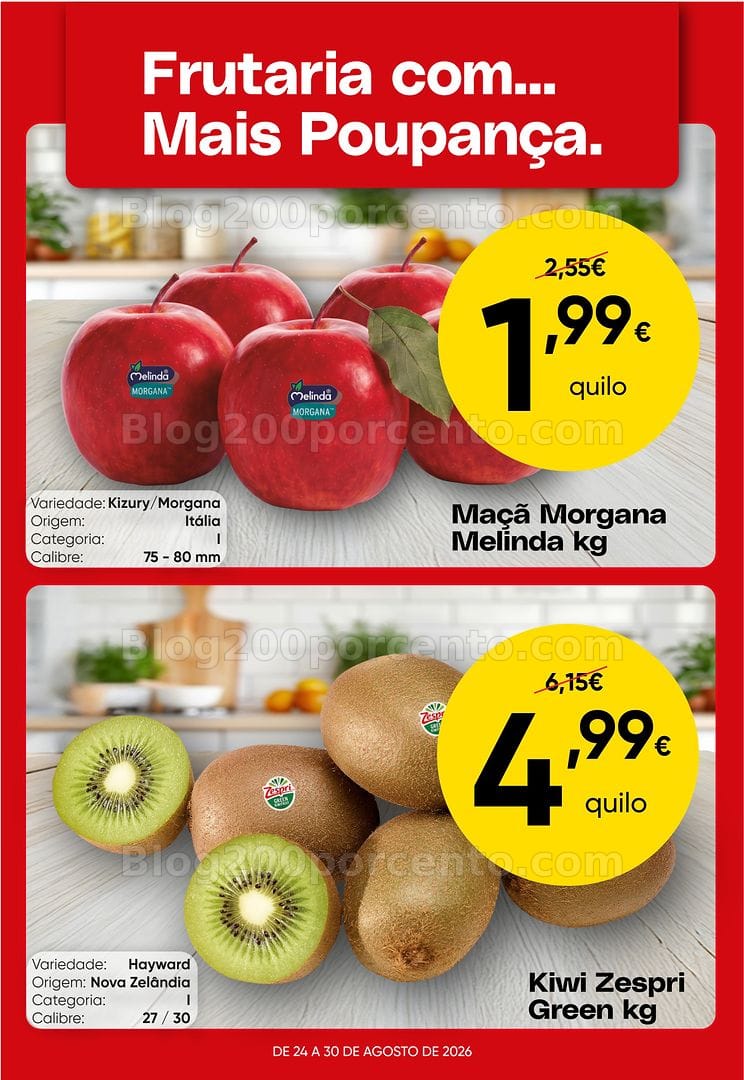 Antevisão Folheto FROIZ Promoções de 24 a 30 agosto