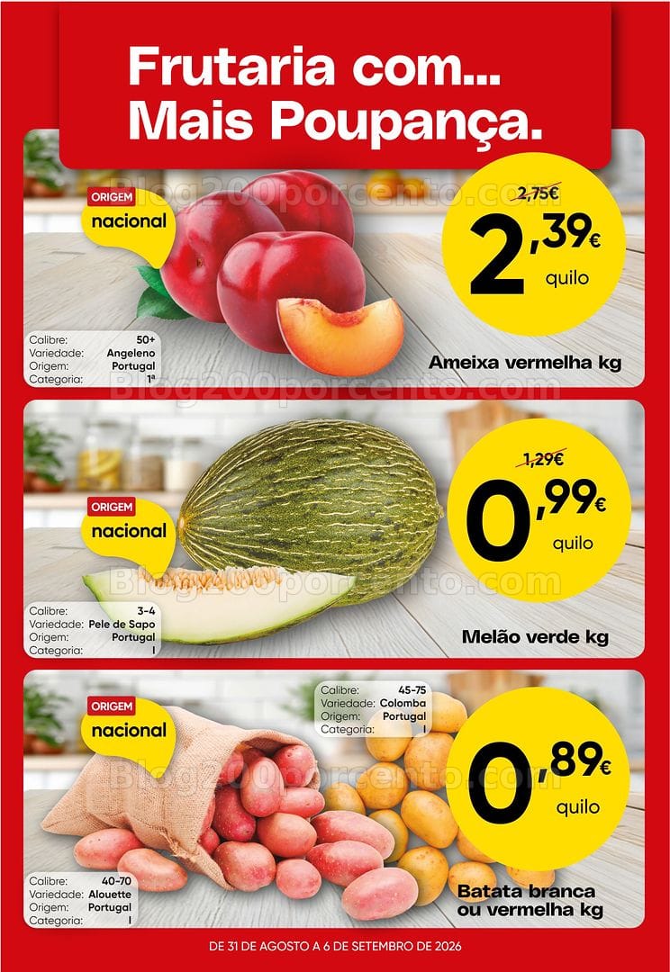 Antevisão Folheto FROIZ Promoções de 31 agosto a 6 setembro