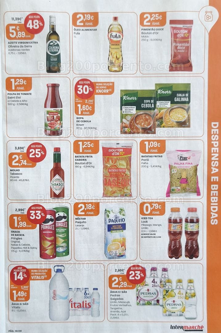 Antevisão Folheto INTERMARCHÉ Promoções de 13 a 19 agosto