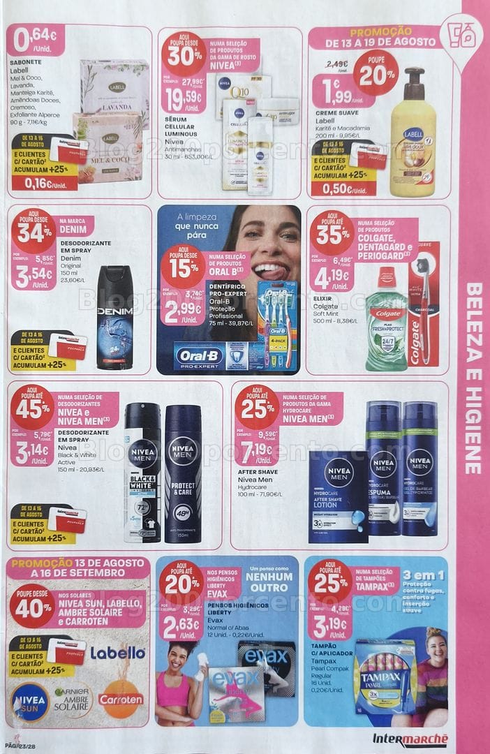 Antevisão Folheto INTERMARCHÉ Promoções de 13 a 19 agosto