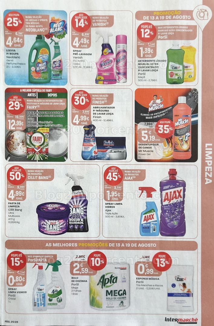 Antevisão Folheto INTERMARCHÉ Promoções de 13 a 19 agosto