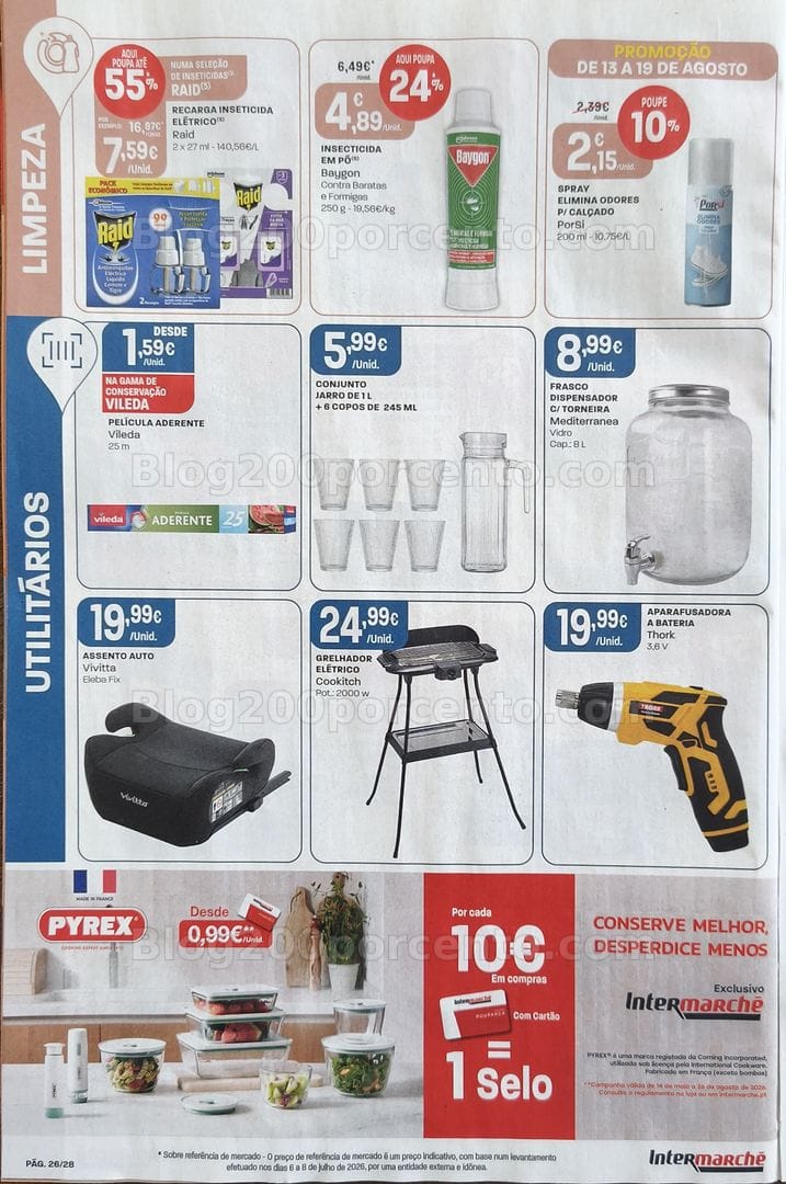 Antevisão Folheto INTERMARCHÉ Promoções de 13 a 19 agosto