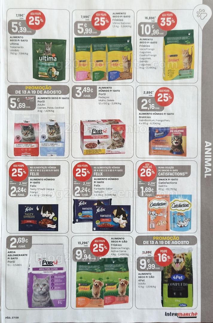 Antevisão Folheto INTERMARCHÉ Promoções de 13 a 19 agosto