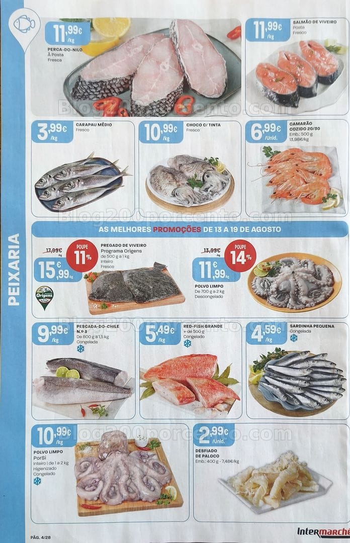 Antevisão Folheto INTERMARCHÉ Promoções de 13 a 19 agosto