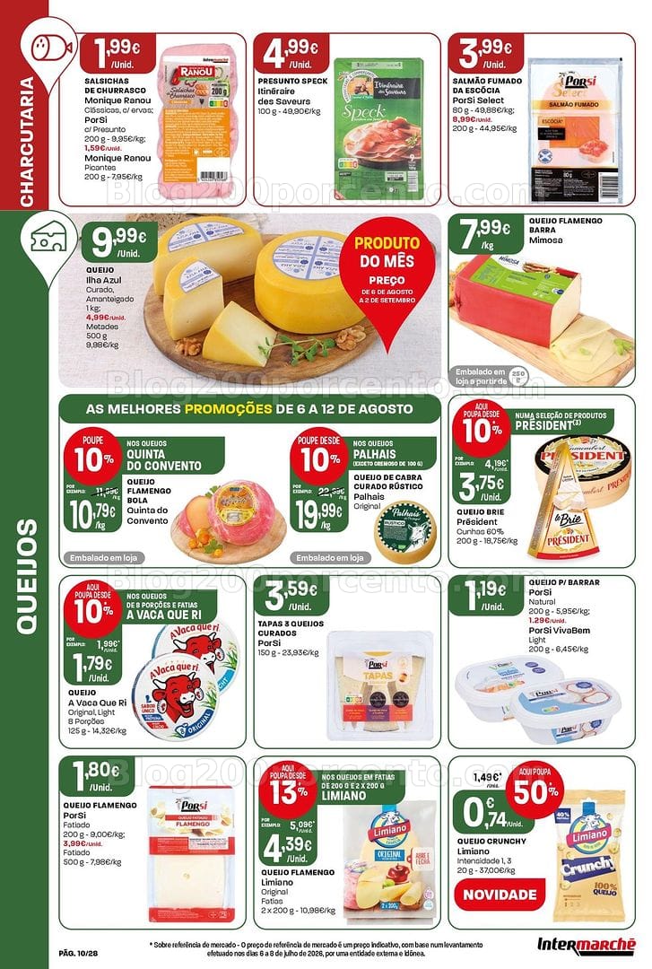 Antevisão Folheto INTERMARCHÉ Contact Promoções de 6 a 12 agosto