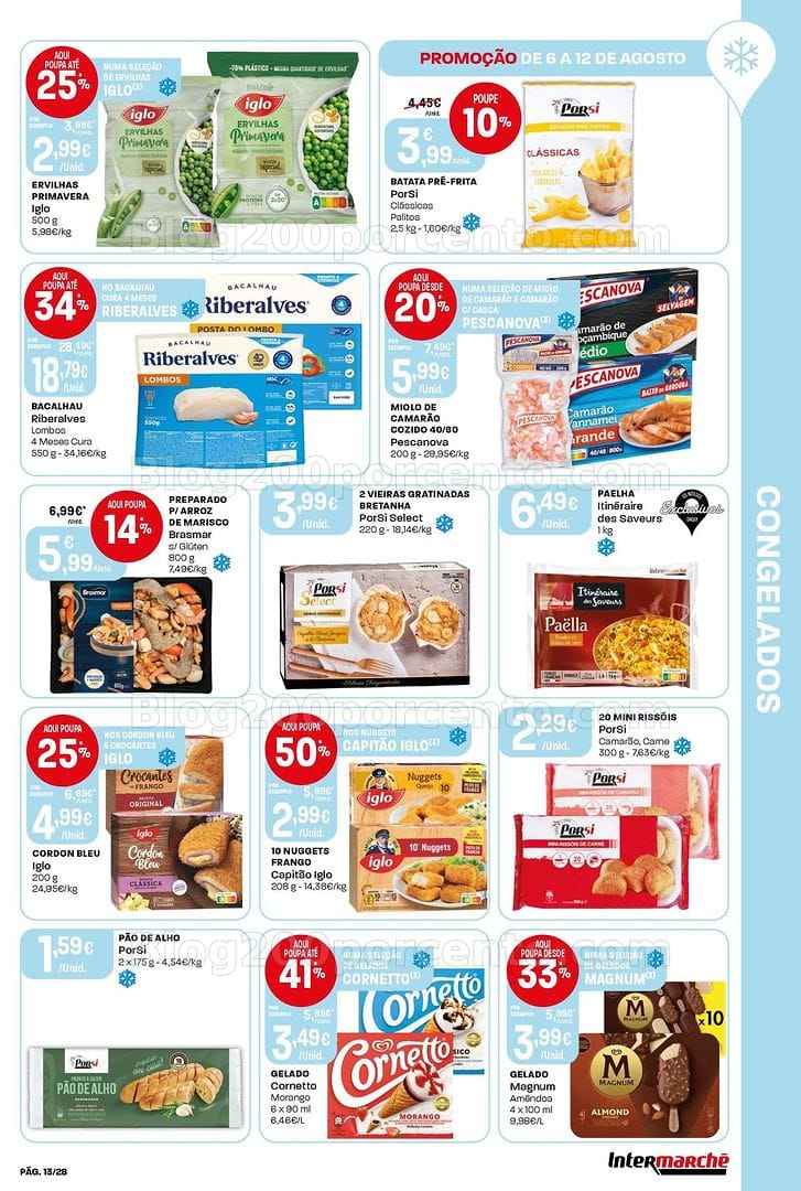 Antevisão Folheto INTERMARCHÉ Contact Promoções de 6 a 12 agosto