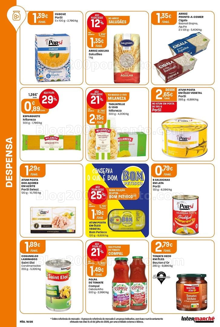 Antevisão Folheto INTERMARCHÉ Contact Promoções de 6 a 12 agosto