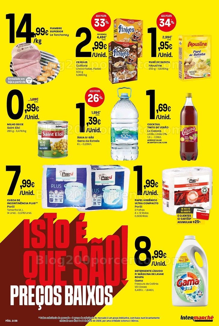 Antevisão Folheto INTERMARCHÉ Contact Promoções de 6 a 12 agosto