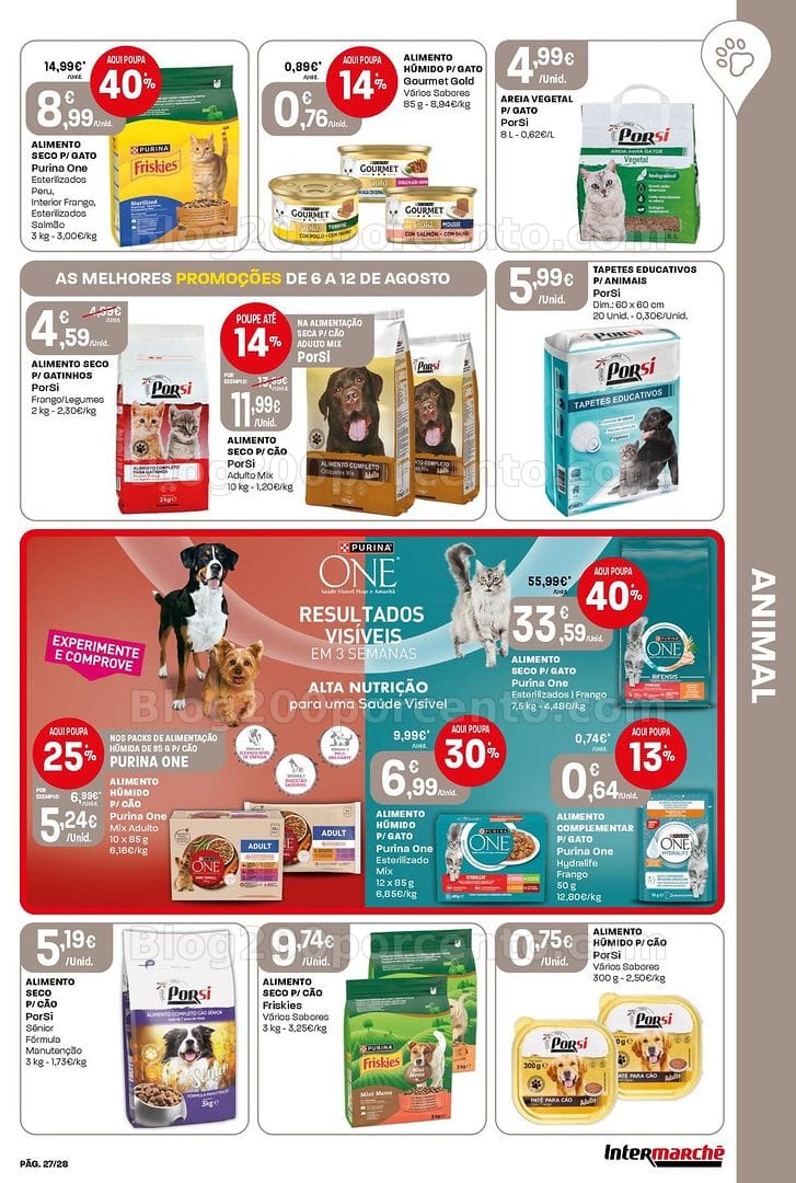 Antevisão Folheto INTERMARCHÉ Contact Promoções de 6 a 12 agosto
