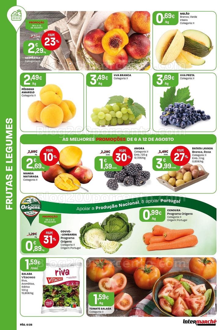 Antevisão Folheto INTERMARCHÉ Contact Promoções de 6 a 12 agosto