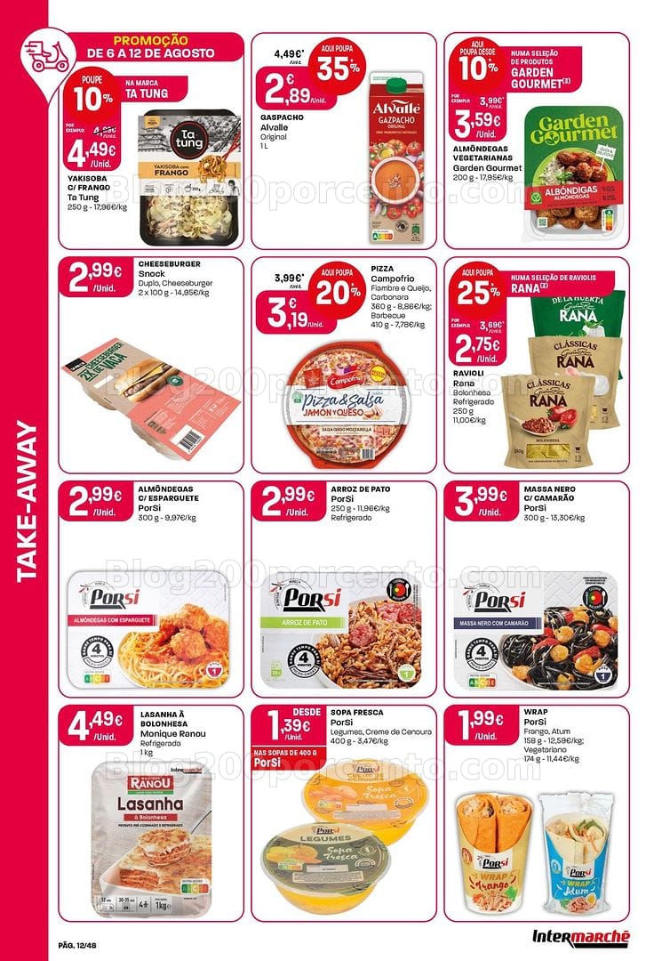 Antevisão Folheto INTERMARCHÉ Super Promoções de 6 a 12 agosto