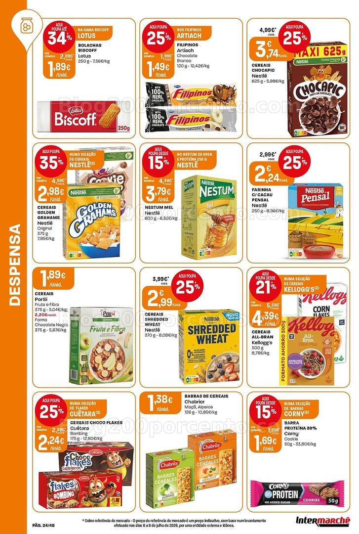 Antevisão Folheto INTERMARCHÉ Super Promoções de 6 a 12 agosto
