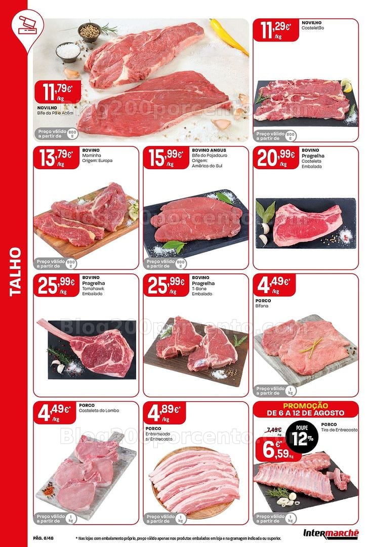 Antevisão Folheto INTERMARCHÉ Super Promoções de 6 a 12 agosto