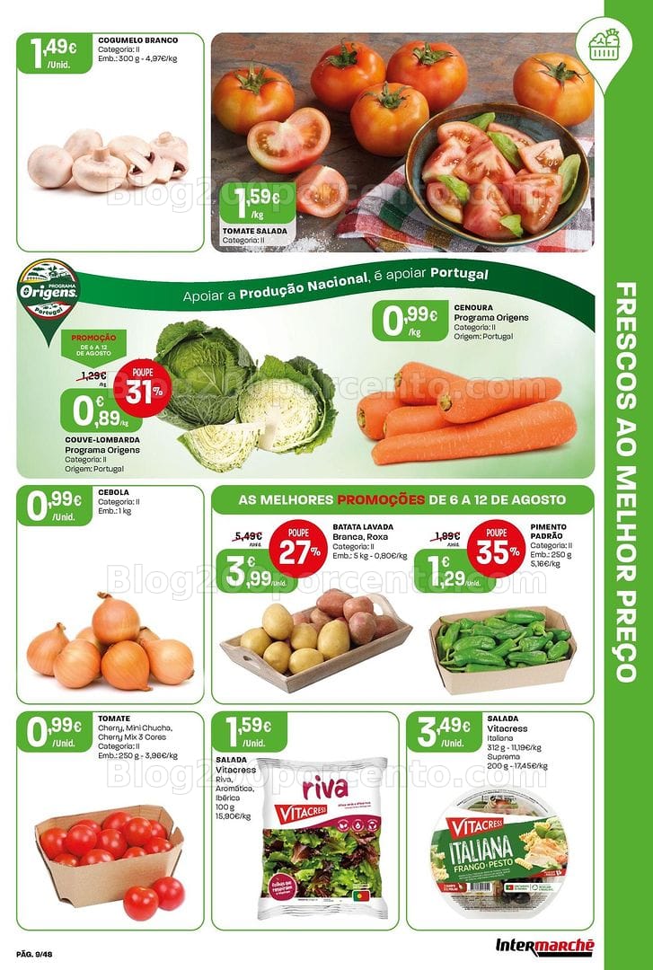 Antevisão Folheto INTERMARCHÉ Super Promoções de 6 a 12 agosto
