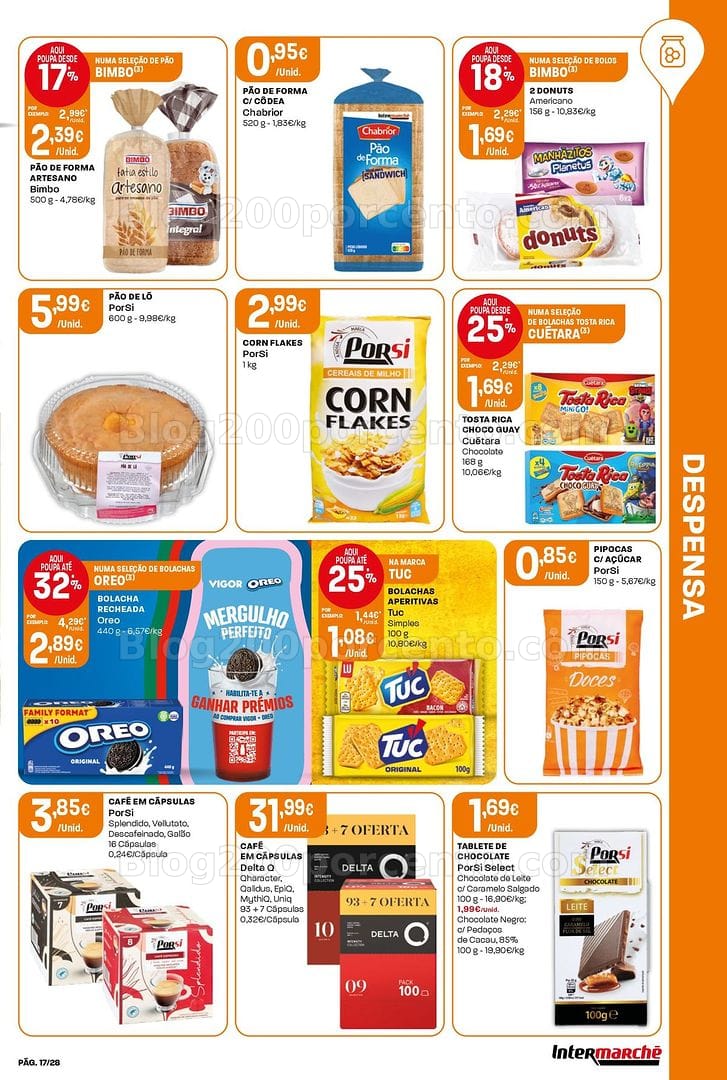 Antevisão Folheto INTERMARCHÉ Contact Promoções de 13 a 19 agosto