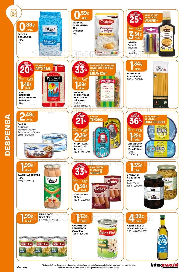 Antevisão Folheto INTERMARCHÉ Contact Promoções de 13 a 19 agosto