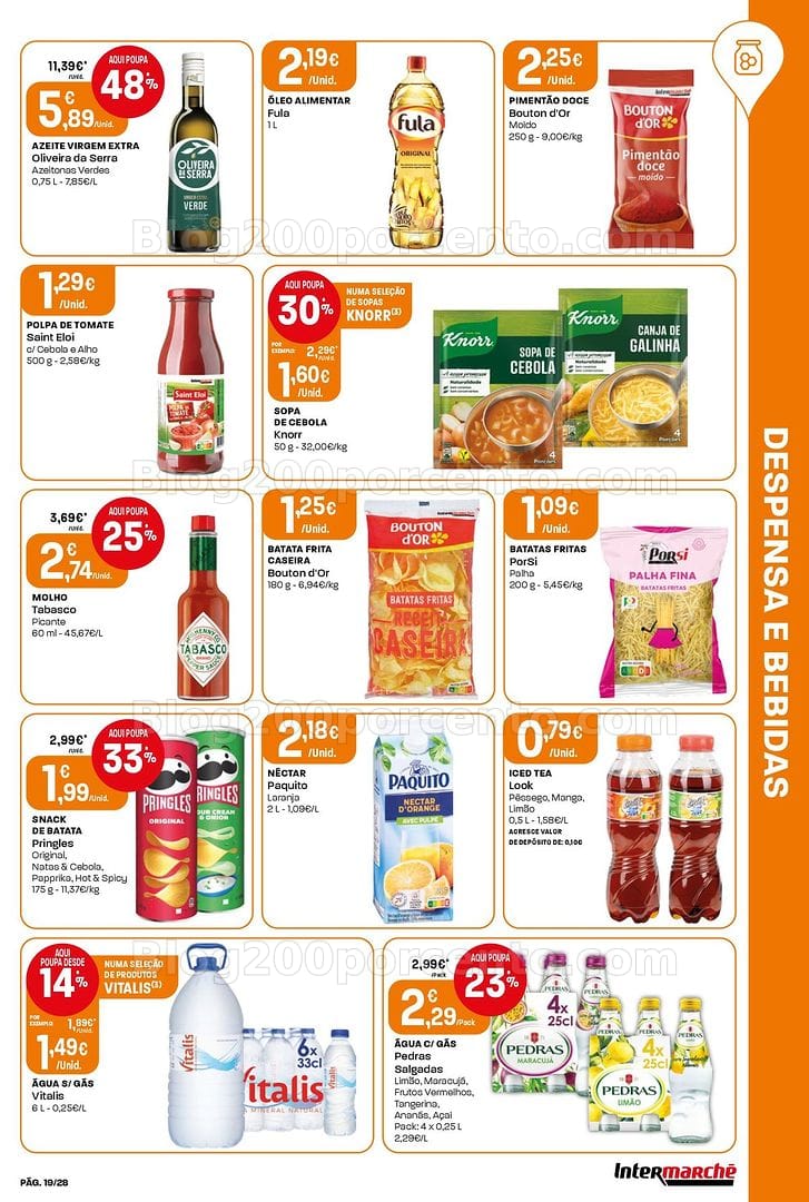 Antevisão Folheto INTERMARCHÉ Contact Promoções de 13 a 19 agosto