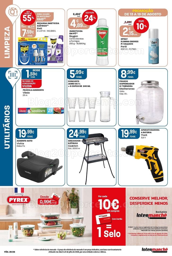 Antevisão Folheto INTERMARCHÉ Contact Promoções de 13 a 19 agosto