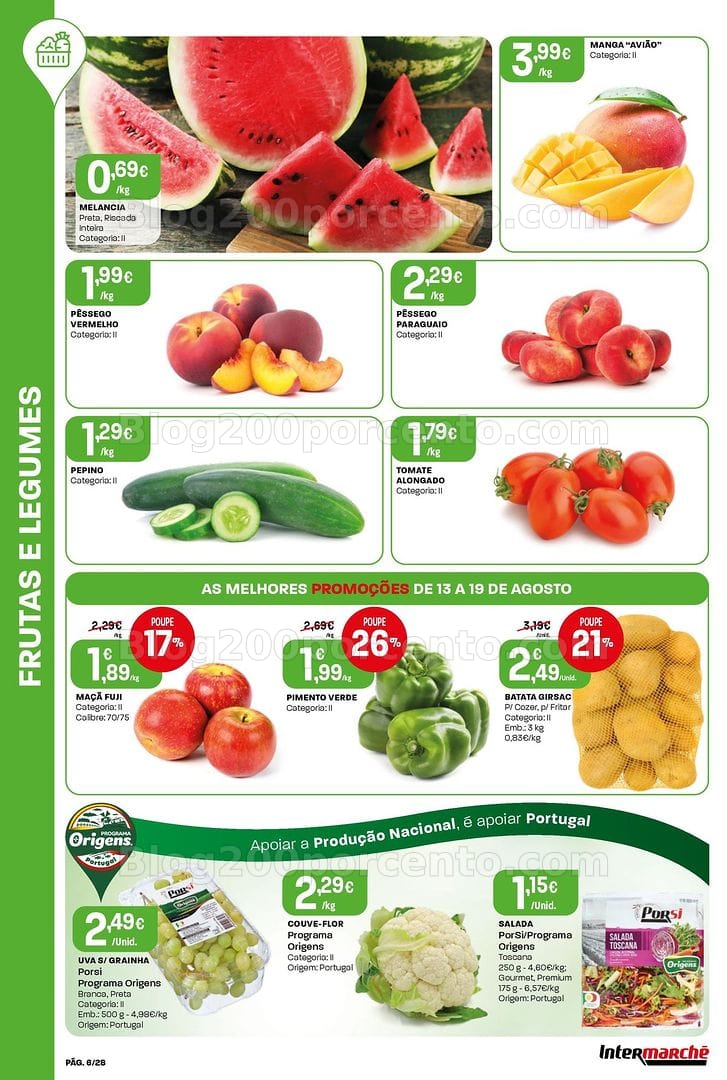 Antevisão Folheto INTERMARCHÉ Contact Promoções de 13 a 19 agosto