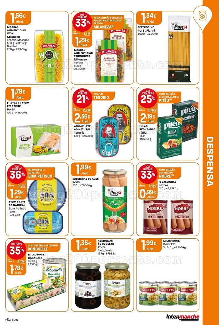 Antevisão Folheto INTERMARCHÉ Super Promoções de 13 a 19 agosto