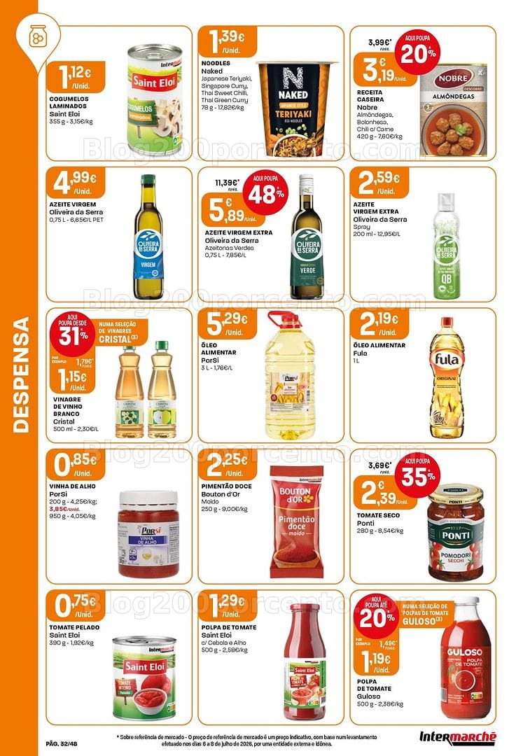 Antevisão Folheto INTERMARCHÉ Super Promoções de 13 a 19 agosto