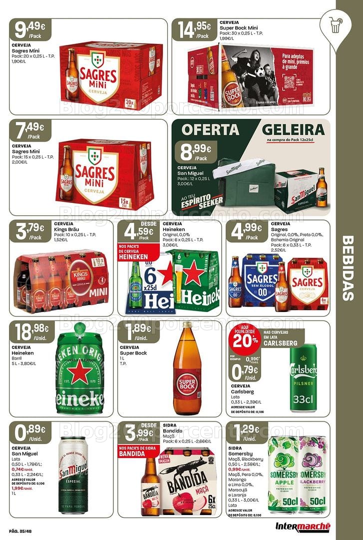 Antevisão Folheto INTERMARCHÉ Super Promoções de 13 a 19 agosto