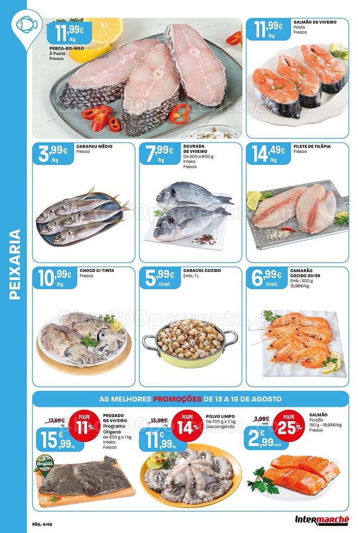 Antevisão Folheto INTERMARCHÉ Super Promoções de 13 a 19 agosto