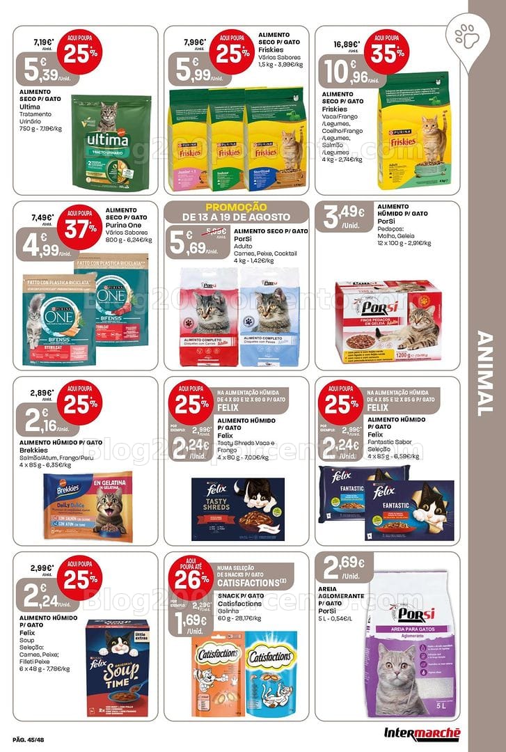 Antevisão Folheto INTERMARCHÉ Super Promoções de 13 a 19 agosto