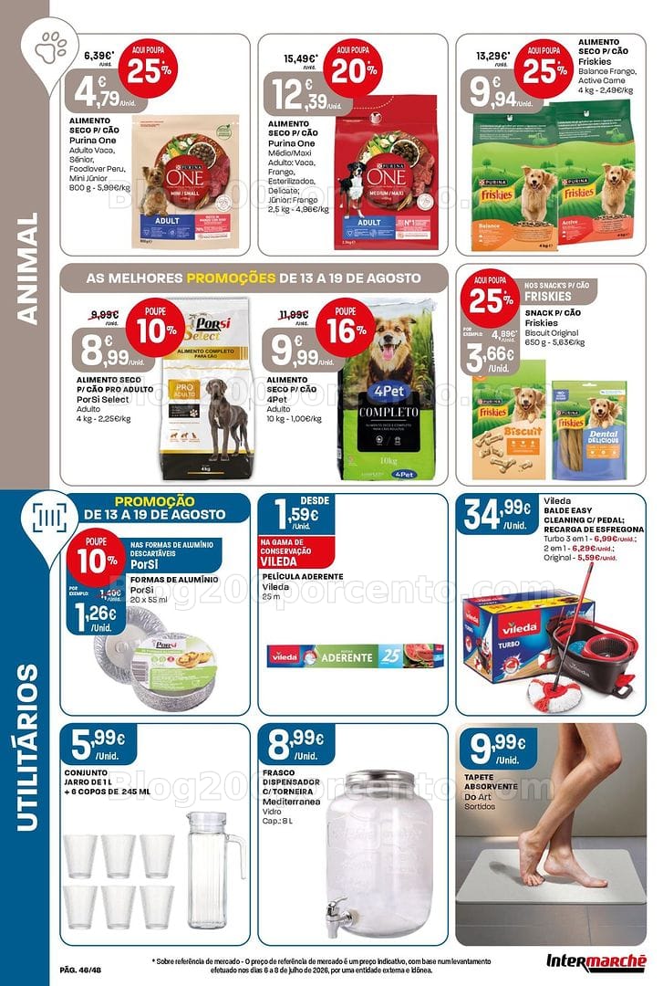 Antevisão Folheto INTERMARCHÉ Super Promoções de 13 a 19 agosto