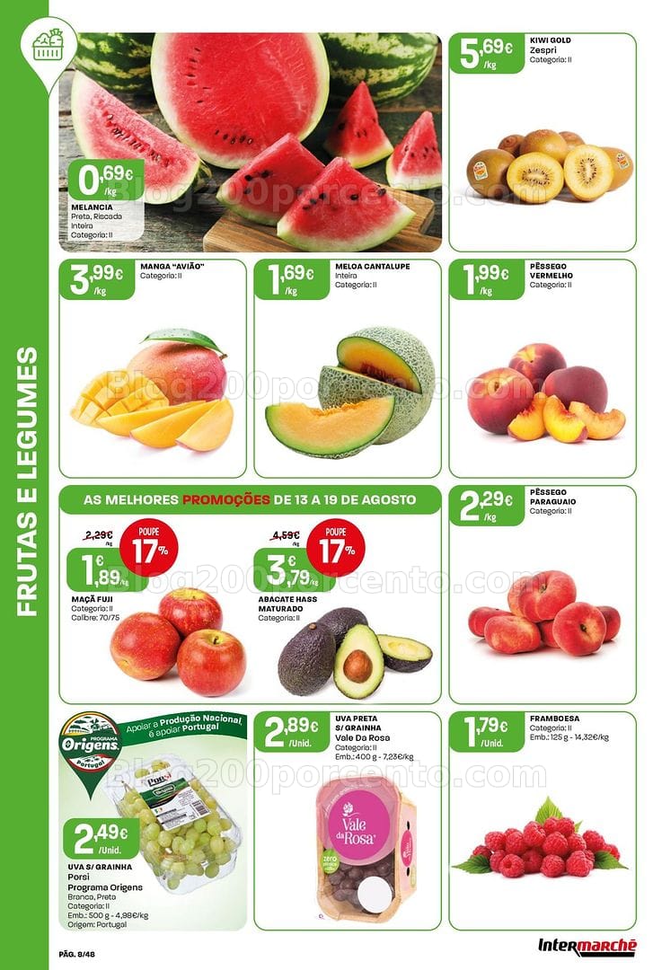 Antevisão Folheto INTERMARCHÉ Super Promoções de 13 a 19 agosto