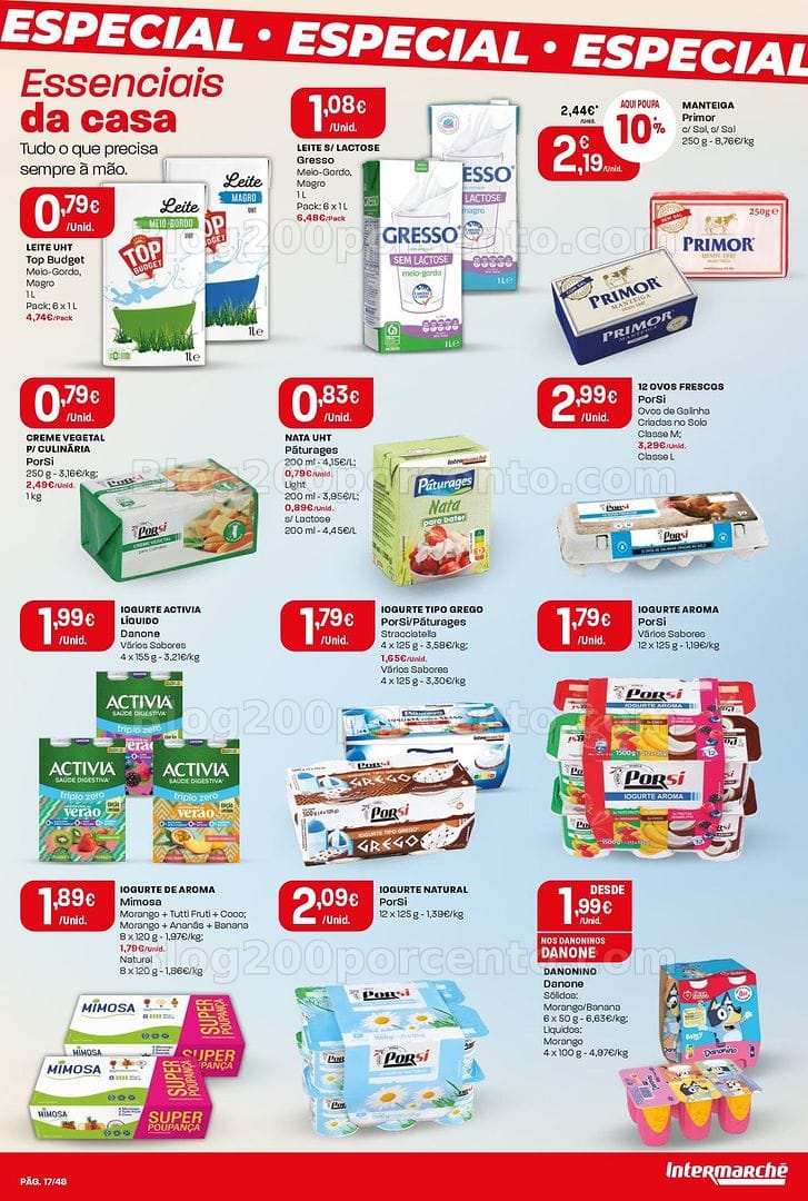 Antevisão Folheto INTERMARCHÉ Super Promoções de 3 a 9 setembro