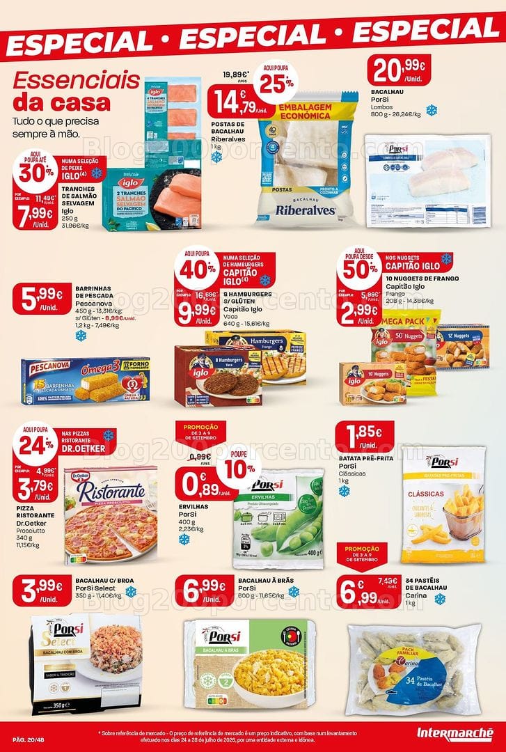 Antevisão Folheto INTERMARCHÉ Super Promoções de 3 a 9 setembro