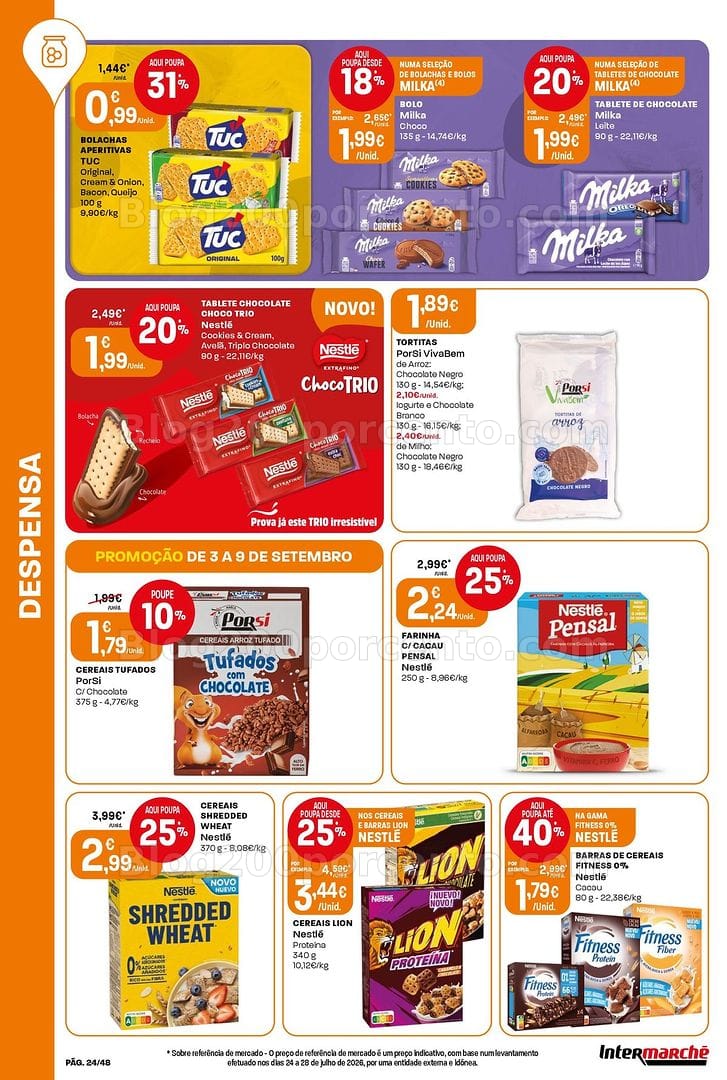 Antevisão Folheto INTERMARCHÉ Super Promoções de 3 a 9 setembro