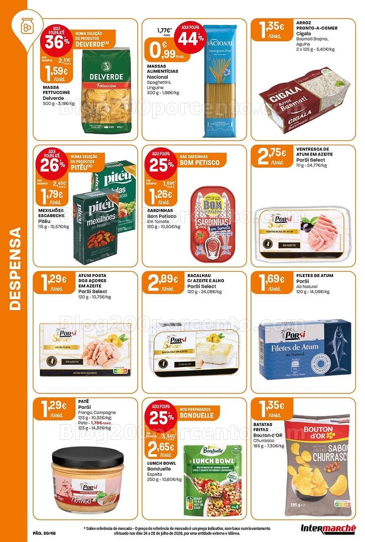 Antevisão Folheto INTERMARCHÉ Super Promoções de 3 a 9 setembro
