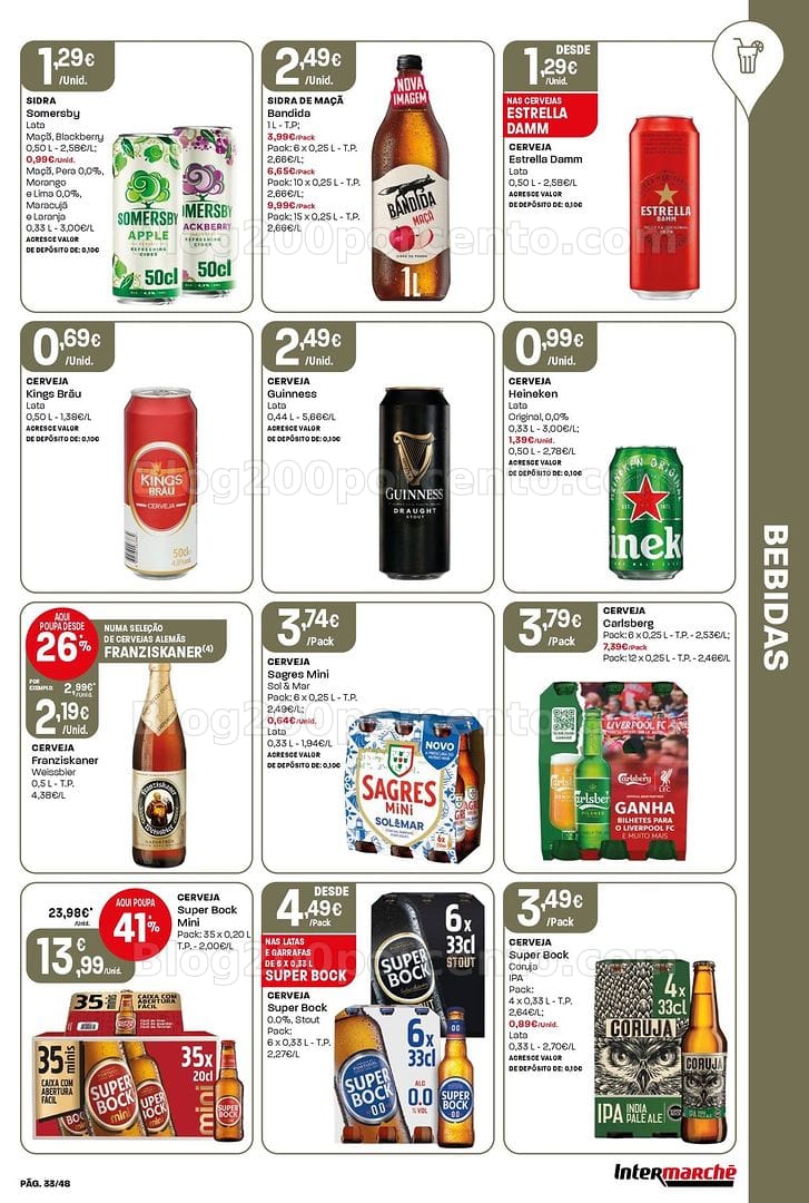 Antevisão Folheto INTERMARCHÉ Super Promoções de 3 a 9 setembro