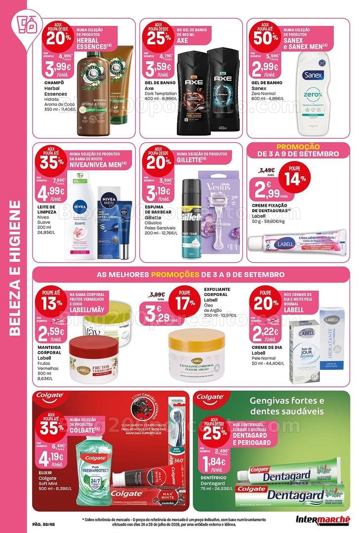 Antevisão Folheto INTERMARCHÉ Super Promoções de 3 a 9 setembro