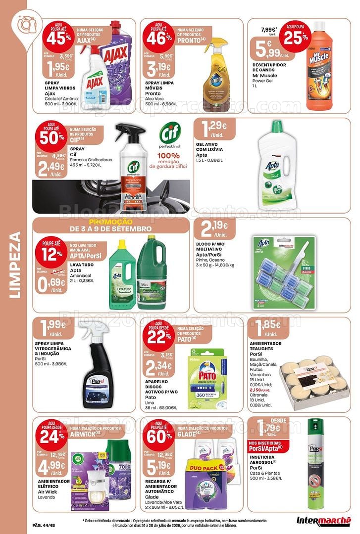 Antevisão Folheto INTERMARCHÉ Super Promoções de 3 a 9 setembro