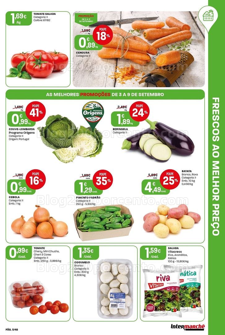 Antevisão Folheto INTERMARCHÉ Super Promoções de 3 a 9 setembro