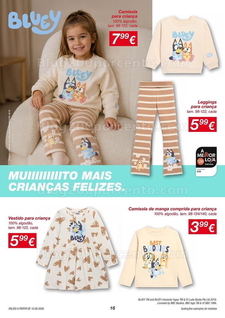 Antevisão Folheto KIK Promoções a partir de 10 agosto