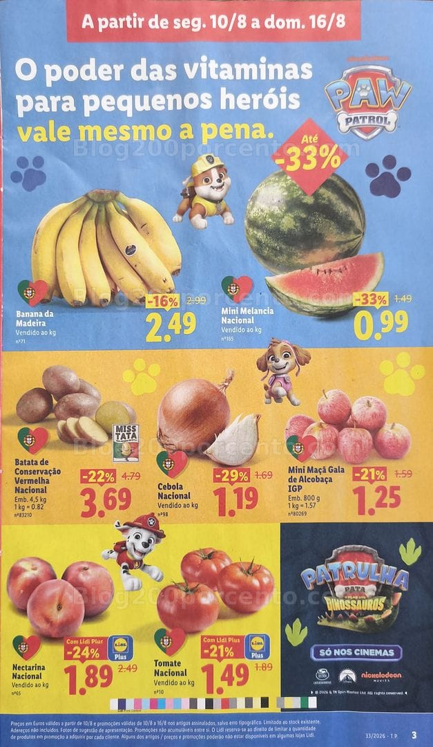 Antevisão Folheto LIDL Promoções de 10 a 16 agosto