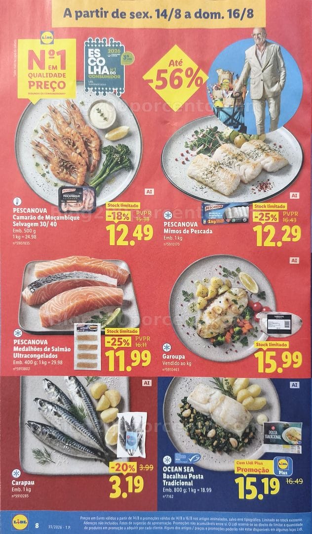 Antevisão Folheto LIDL Promoções de 10 a 16 agosto